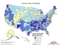 Map of Disablity